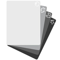 Extra Thick Flexible Plastic Cutting Board Mats With Food Icons & "EZ-Grip" Waffle Back, (Set of 4)…