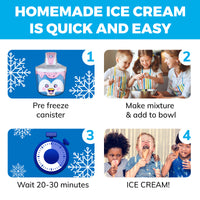 Ice Cream Maker Machine for Kids – 1.2 Quart Electric Ice Cream Makers, Best Countertop Machine for Homemade Ice Cream, soft serve, Sorbet, Gelato, Frozen Yogurt – Fun & Easy for Families